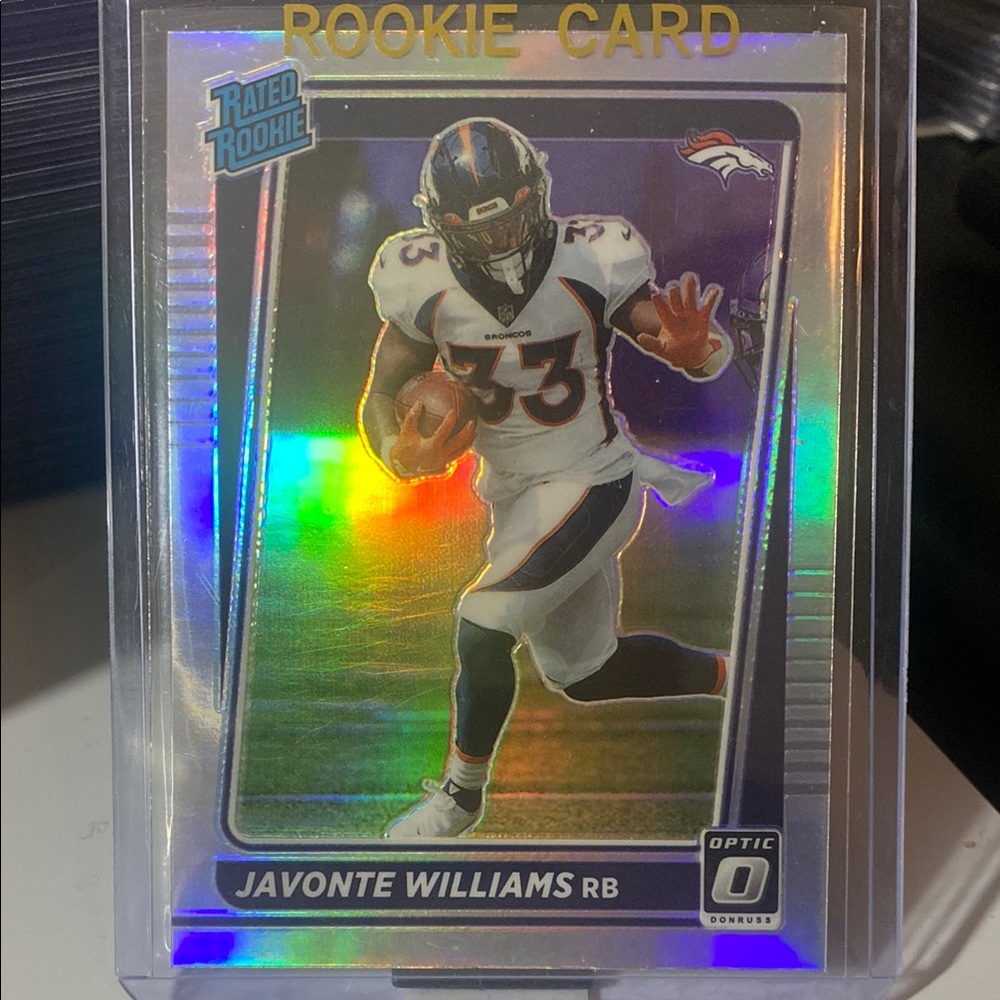Javonte Williams - 2021 Panini Holo Rated Rookie - Denver Bronco’s